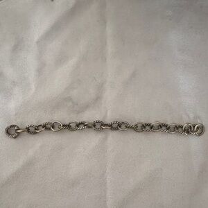 David Yurman Twisted Silver Bracelet